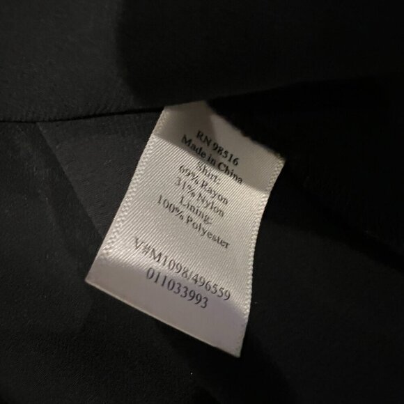 Black Burnout Velvet Peasant Top Floral Semi Sheer Fairy Whimsey Goth Size L - Picture 9 of 11